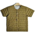 Japanese Retro Outdoor Short-sleeved Down Jacket