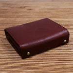 Tri-Fold Vintage Leather Wallet