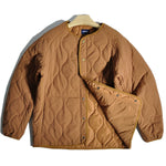 Japanese Retro Collarless Quilted Cotton-padded Jacket