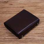 Tri-Fold Vintage Leather Wallet