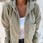 Eloisa Corduroy Zip-Up Jacket