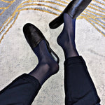 Ultra-thin Men's Striped Stockings