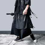 Baggy Black Pants Hakama Pants