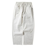 Elastic Waist Drawstring Loose Straight Leg Pants