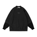 American Retro Fake Two-piece Sweatshirt