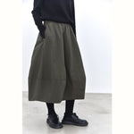 Korean Casual Silhouette Tulip Skirt