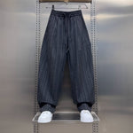 Vertical Striped Loose Casual Pants