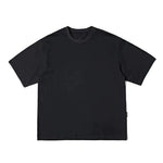 320g Japanese style Solid Color Loose Casual T-shirt