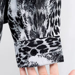 Retro Leopard Print Loose Casual Shirt