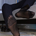 Ultra-thin Men's Striped Stockings