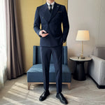 Double-breasted Casual Suit Jacket
