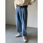 Straight Leg Relaxed Wide Leg Casual Jeans
