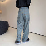 Plaid Loose Casual Straight-leg Pants