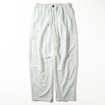 Breathable Elastic Waist Loose Curved Trousers
