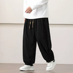 Corduroy Side Pocket Loose Wide-leg Casual Pants
