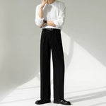 Straight-leg Wrinkle-resistant Drape Trousers