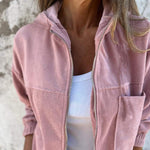 Eloisa Corduroy Zip-Up Jacket