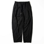 Breathable Elastic Waist Loose Curved Trousers