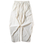 Multi-pocket Loose Curved Trousers