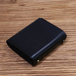 Tri-Fold Vintage Leather Wallet