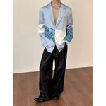 Silky Sequined Tassel Stage Party Shirt Jacket