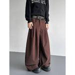American Retro Corduroy Wide-leg Trousers