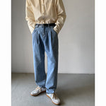 Straight Leg Relaxed Wide Leg Casual Jeans