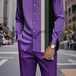 KZZ regular casual long sleeved and pocket casual pants
