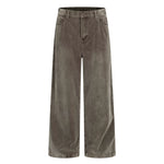 Retro Straight Corduroy Loose Pants