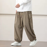 Corduroy Side Pocket Loose Wide-leg Casual Pants