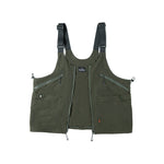 Retro Multi-pocket Dual-purpose Crossbody Vest