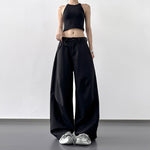 American Retro Straight Wide-leg Trousers