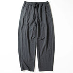 Breathable Elastic Waist Loose Curved Trousers
