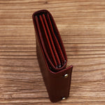 Tri-Fold Vintage Leather Wallet