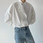 Semi-removable Bat Sleeve Shirt