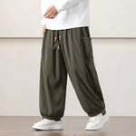 Corduroy Side Pocket Loose Wide-leg Casual Pants