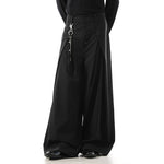 American Striped Wide-leg Casual Suit Pants