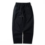 Elastic Waist Drawstring Loose Straight Leg Pants