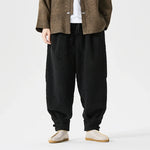 Thickened Faux Lamb Wool Loose Casual Harem Pants