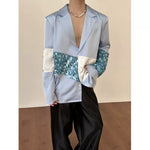 Silky Sequined Tassel Stage Party Shirt Jacket