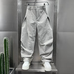 Loose-fitting Wide-leg Curved Pants