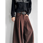 American Retro Corduroy Wide-leg Trousers