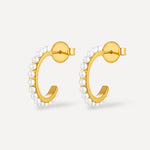 Small Calm Pearl Earrings