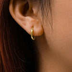 Small Slim Hoops 14mm