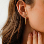 Large Lurea “U” Hoops