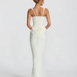 Sienna Laurent | Satin Corset Maxi Dress For Women