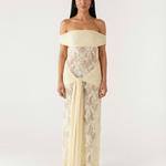 Elena Moretti | Lace Evening Maxi Dress For Women