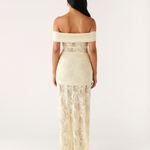 Elena Moretti | Lace Evening Maxi Dress For Women