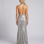 Camille Dubois | Sequin Halter Maxi Dress For Women