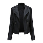 Marguerite™ | Women's Asymmetrical Grommet Moto Quilted Jacket